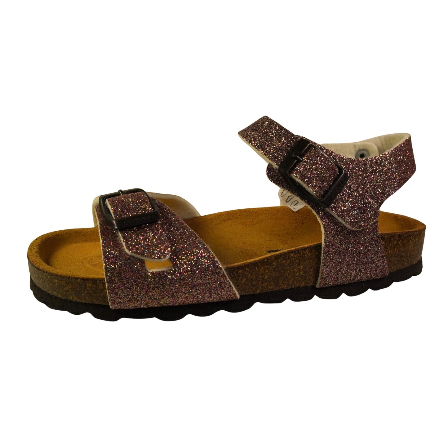 Sandale Pastelle Enfant à Boucle, Semelle Confort en Cuir