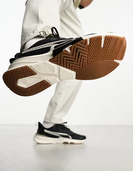 Basket PUMA PWR FRAME in black & tan