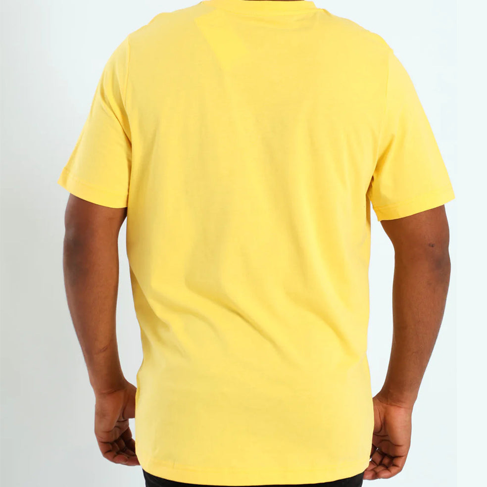 T-shirt puma graphic box tee sn99 yellow cotton