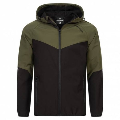 Veste SOFTSHELL KIRKJUBØUR® "Njordr" Hommes  vert/noir