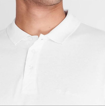 Polo Pierre cardin 100% coton Blanc