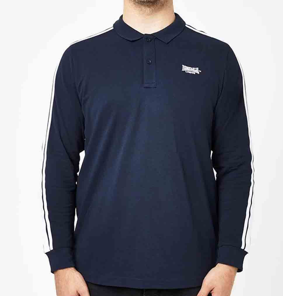 Polo Lonsdale 2 Stripe Long