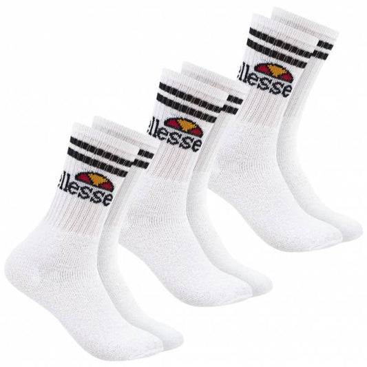Pack 3 paires Chaussettes ellesse Vulloni blanc