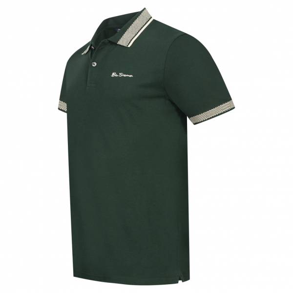 Polo BEN SHERMAN Twin Tipped  -Vert 100% coton