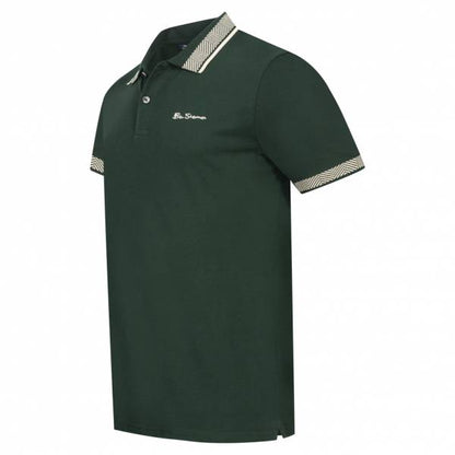 Polo BEN SHERMAN Twin Tipped  -Vert 100% coton
