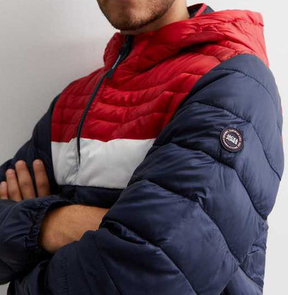 Doudoune Jack & Jones Navy Hooded Puffer