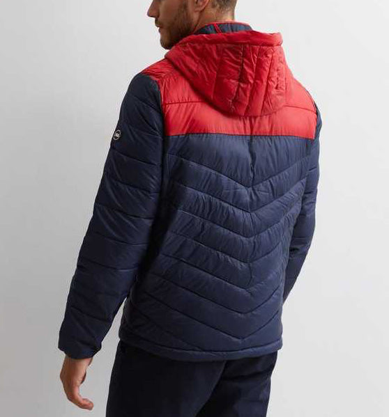 Doudoune Jack & Jones Navy Hooded Puffer