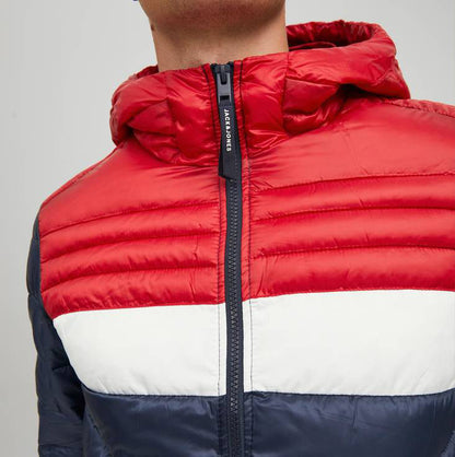 Doudoune Jack & Jones Navy Hooded Puffer