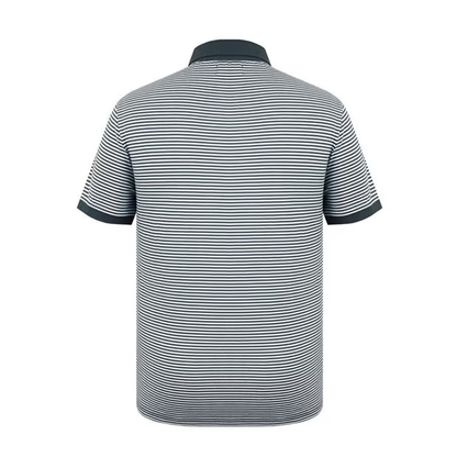 Polo Lee Cooper Stripe  Charc/whit