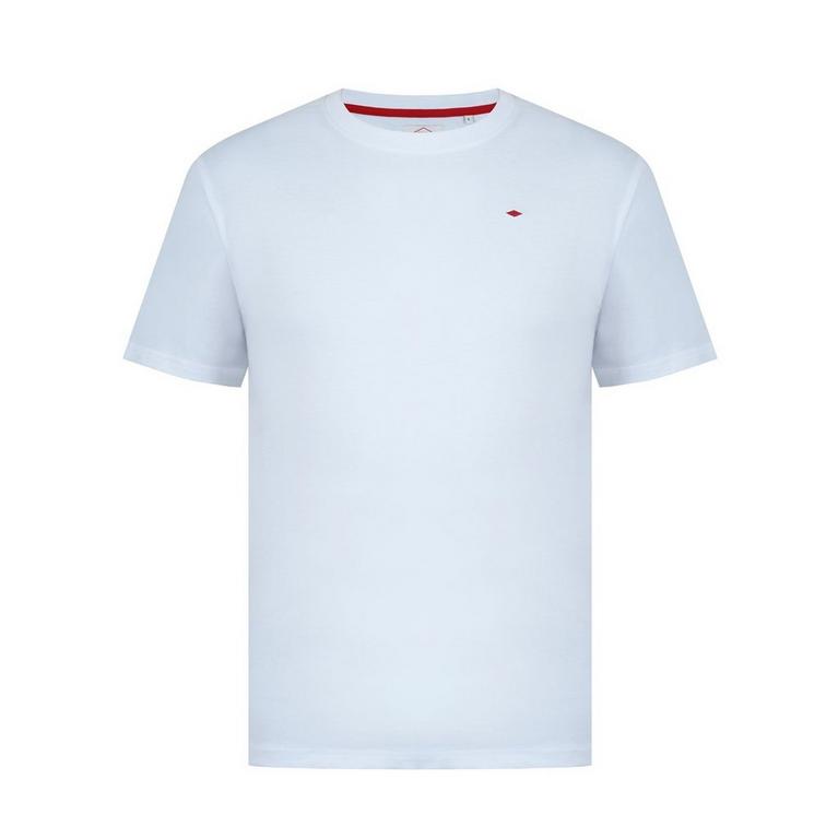 T-Shirt Lee Cooper Essentials Crew White Cotton