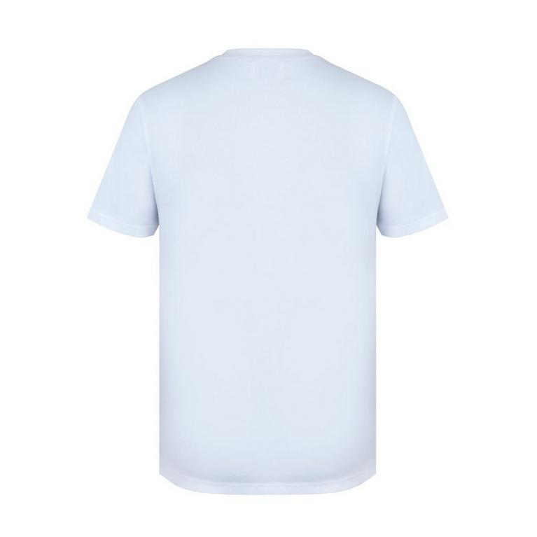 T-Shirt Lee Cooper Essentials Crew White Cotton