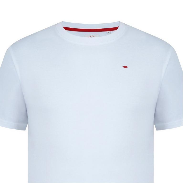T-Shirt Lee Cooper Essentials Crew White Cotton