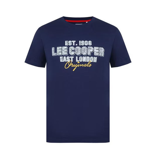 T- Shirt Lee Cooper 100% Coton 590131/22 bleu nuit