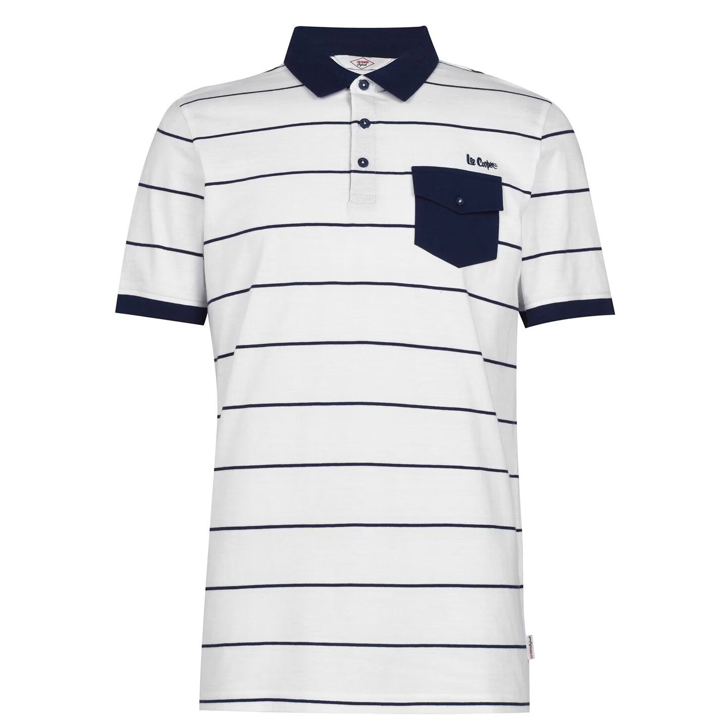 Polo Lee cooper Stripe 100% Cotton