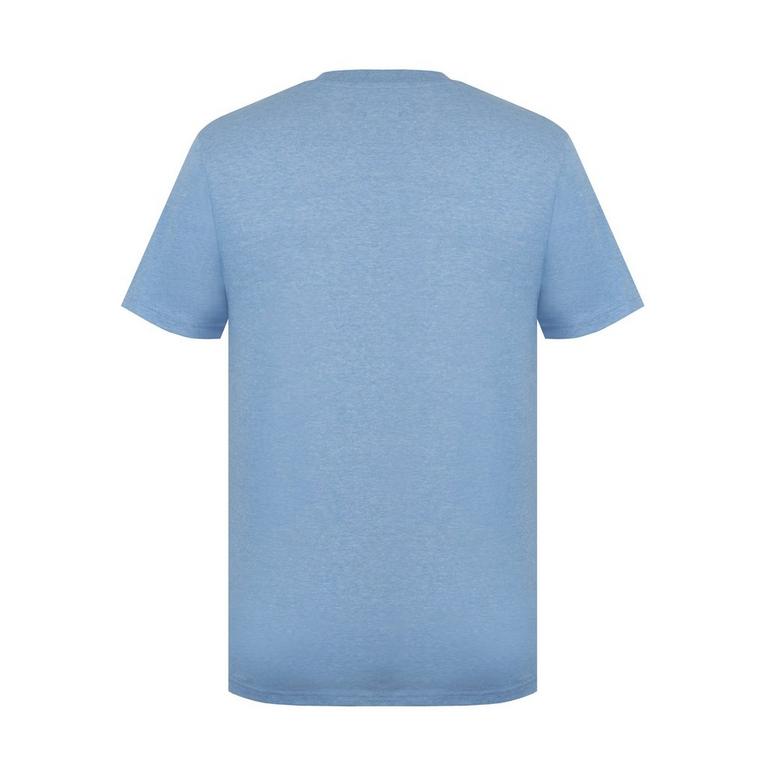 T-Shirt Lee Cooper Essentials Crew Sky Blue Cotton