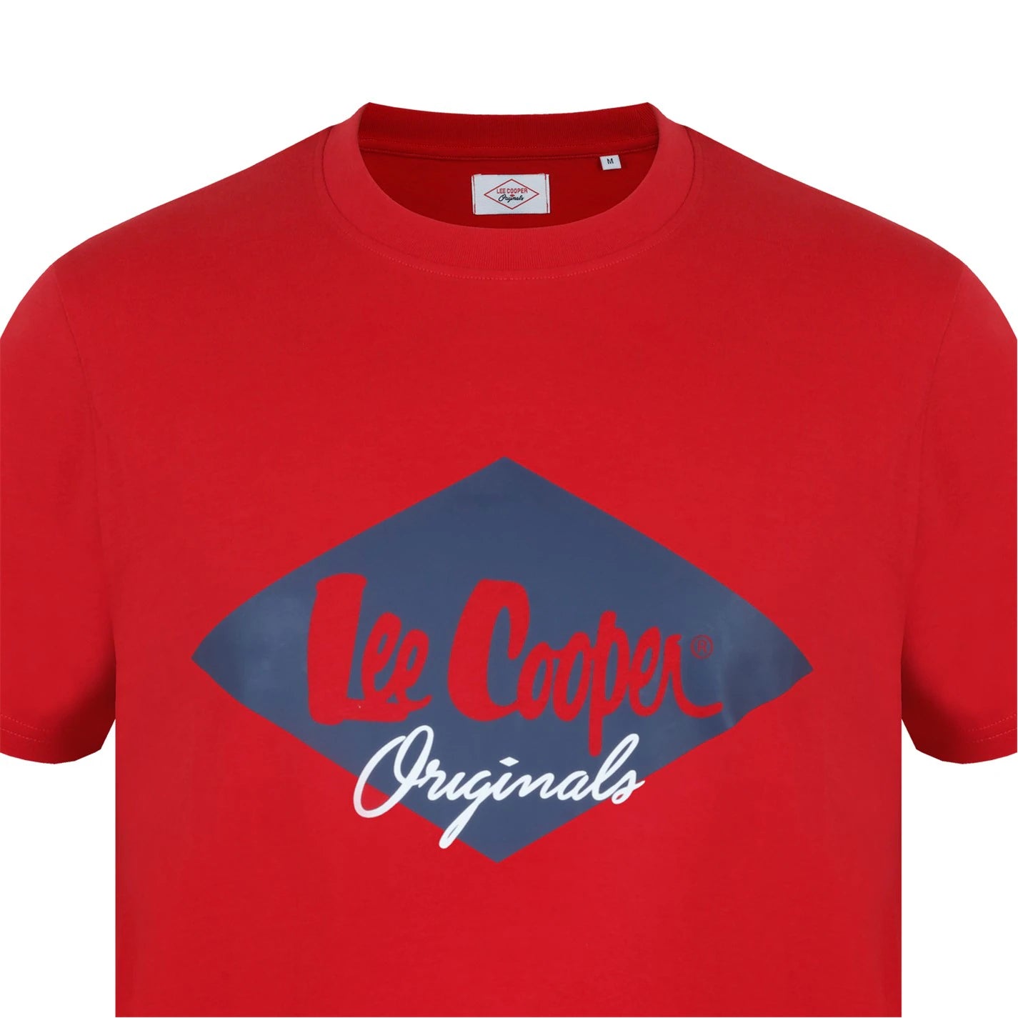 T- Shirt Lee Cooper 100% Coton rouge