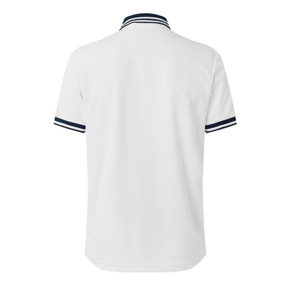 Polo Mens Slazenger Contrast White