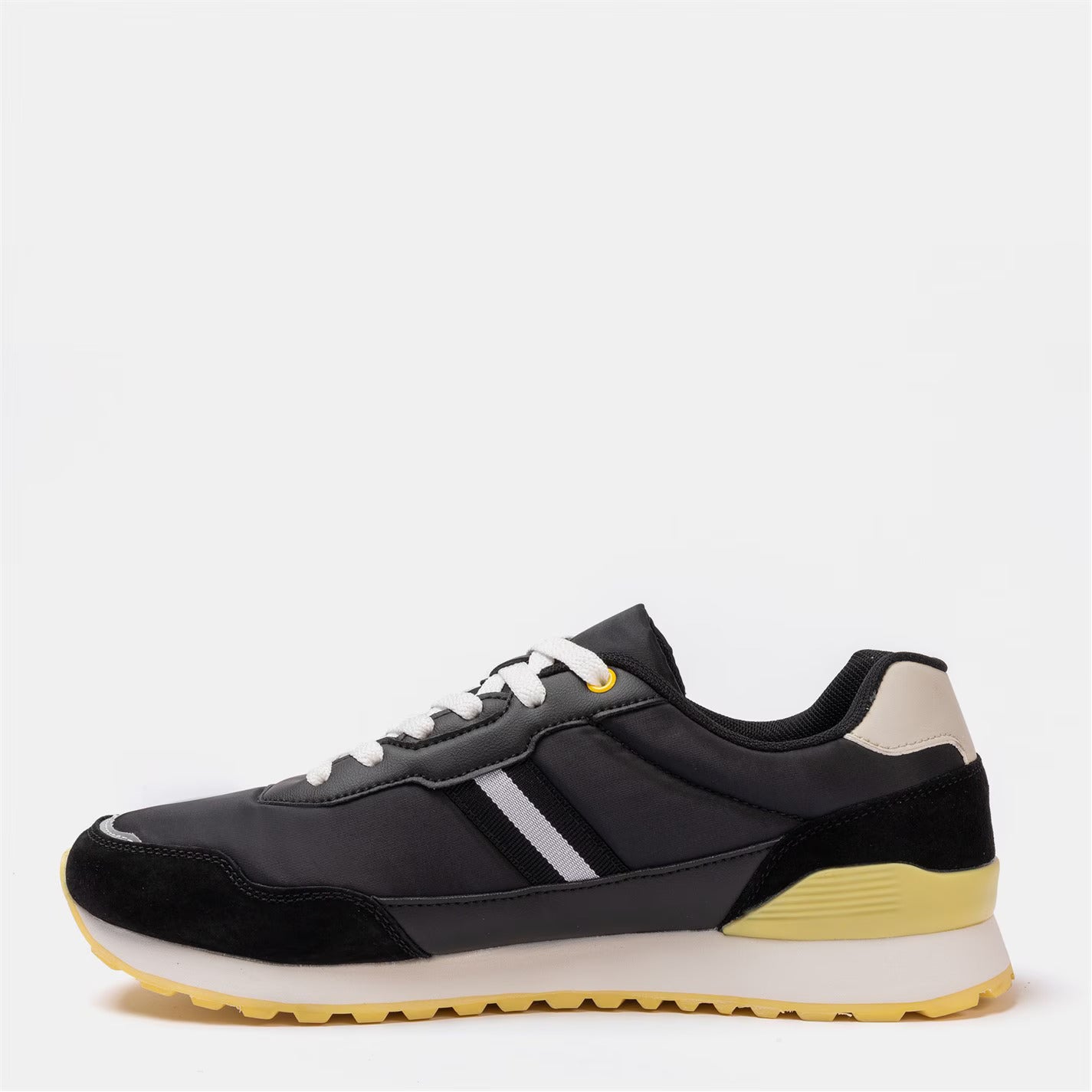 Basket Kappa DR Mens Noir/Jaune