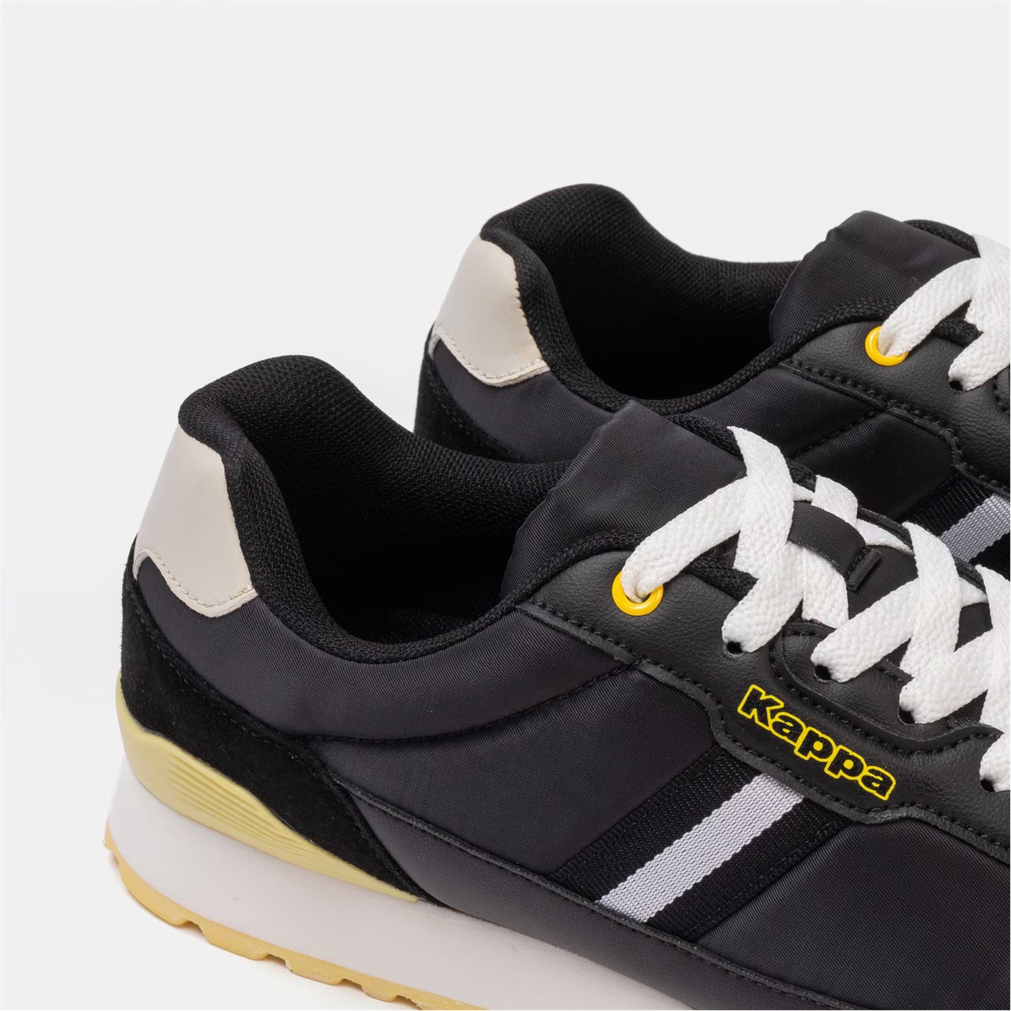 Basket Kappa DR Mens Noir/Jaune