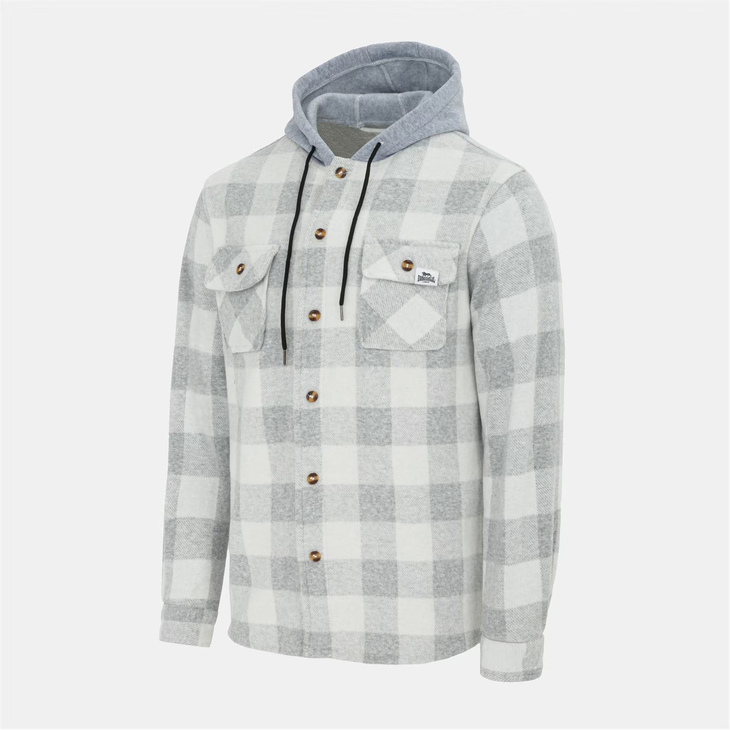 Veste à capuche lonsdal sherp Light Grey