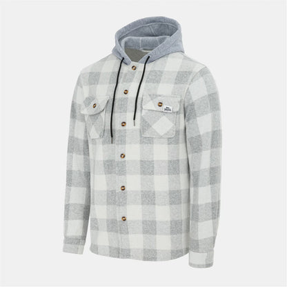 Veste à capuche lonsdal sherp Light Grey