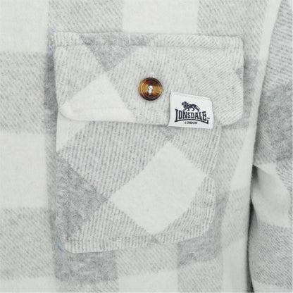 Veste à capuche lonsdal sherp Light Grey