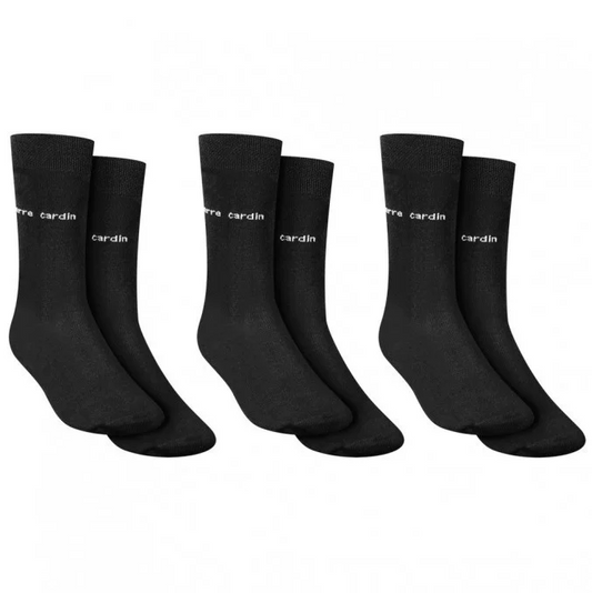 X3 Chaussettes classiques Pierre Cardin Hommes 1760-3-B